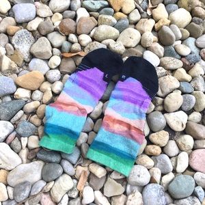 Zumiez Rainbow Socks Size Large - Extra Large